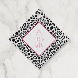 Art Deco Luipaard Print Bedankjes Labels