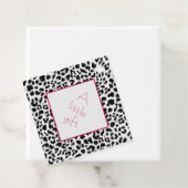 Art Deco Luipaard Print Bedankjes Labels (In situ)
