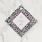 Art Deco Luipaard Print Bedankjes Labels (Voorkant)