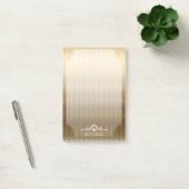 Art Deco Luxe Goud Post-it® Notes (Kantoor)