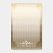 Art Deco Luxe Goud Post-it® Notes (Voorkant)