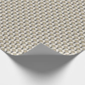 Art Deco, luxe gouden motief Cadeaupapier (Hoek)