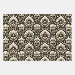 Art Deco Luxe Inpakpapier Set Vel