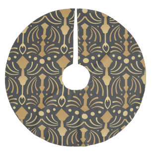 Art Deco Luxe:  Japans Elegance Kerstboom Rok