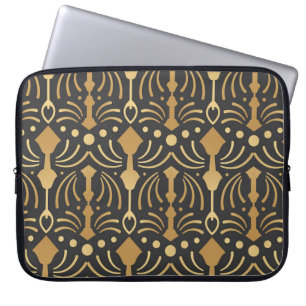 Art Deco Luxe:  Japans Elegance Laptop Sleeve
