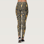 Art Deco Luxe: Japans Elegance Leggings (Achterkant)