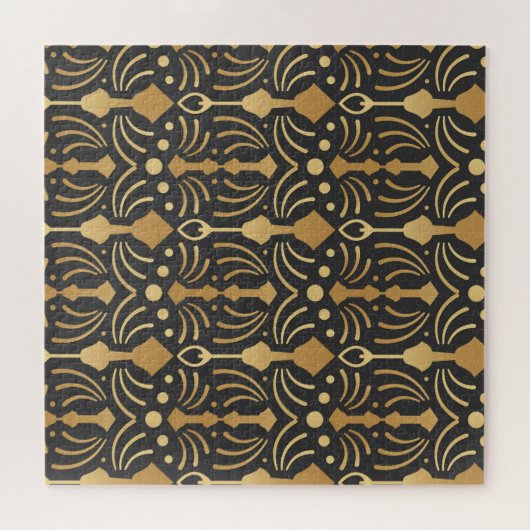 Art Deco Luxe:  Japans Elegance Legpuzzel (Horizontaal)