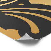 Art Deco Luxe:  Japans Elegance Poster (Hoek)