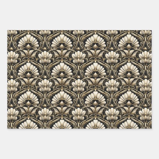 Art Deco Luxe Wrapping Paper Set (Voorkant)