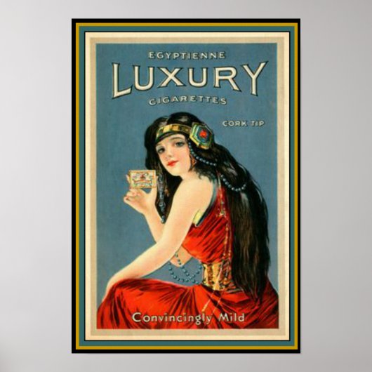 Art Deco Luxury Sigarette AD 13 x 19 Poster (Voorkant)