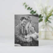 Art Deco | Madern Bohemian | De datum opslaan Aankondigingskaart (Staand voorkant)