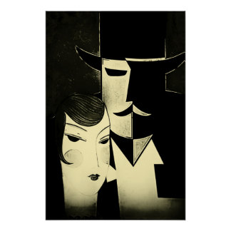 Art deco magazine cover perfect poster