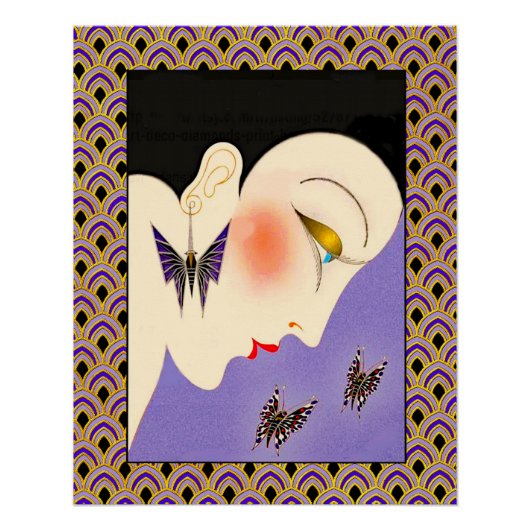 Art Deco  Magazine Hoesje poster. Perfect Poster (Voorkant)