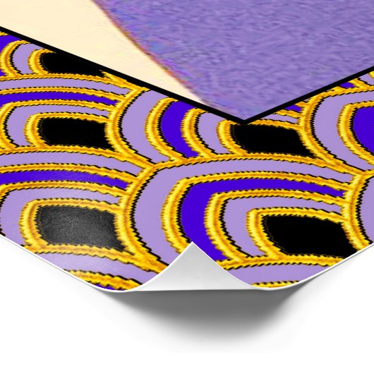 Art Deco Magazine Hoesje poster. Perfect Poster (Hoek)