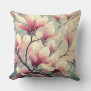 Art Deco Magnolia Kussen