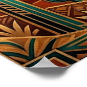 Art Deco Majestic Mesa Poster - Geometric Desert (Hoek)