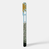 Art Deco man uit het verleden, koude drankjes in d Case-Mate iPhone Case (Achterkant / Links)