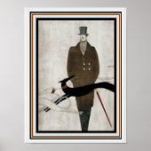 Art Deco Mannen Mode Poster 16 (Voorkant)