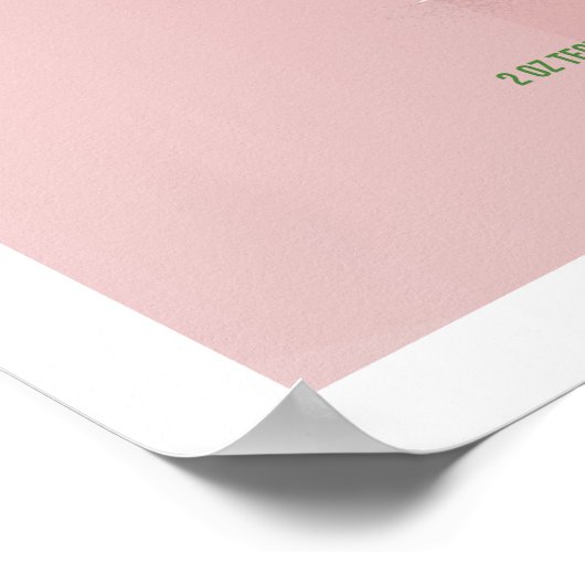 Art Deco Margarita Poster (Hoek)