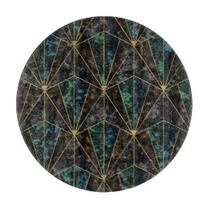 Art Deco Marmer: Malachiet Luxe Snijplank