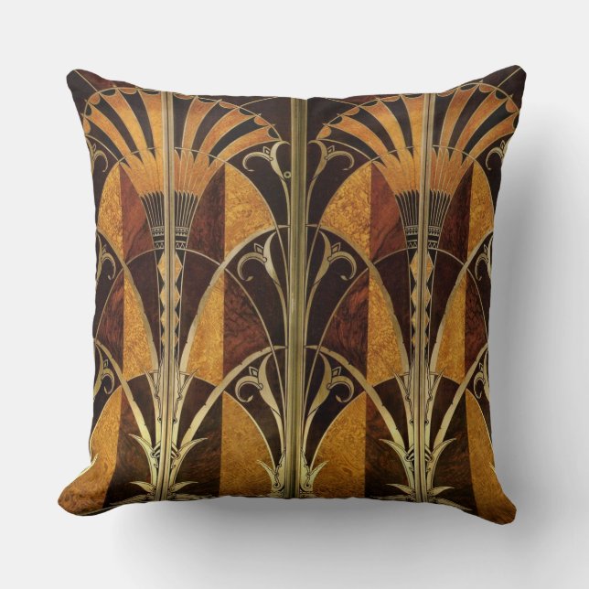 ART DECO MARQUETRY 8 KUSSEN (Voorkant)