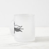 Art Deco Matglas Koffiemok (Voorkant links)