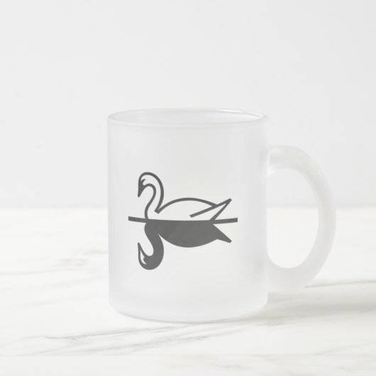 Art Deco Matglas Koffiemok (Rechts)