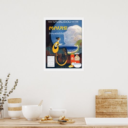  Art Deco Mavis Perfume 1920 Adverteren Poster (Keuken)