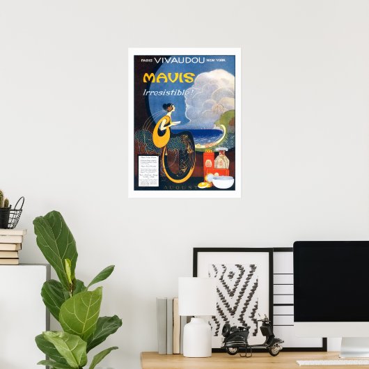  Art Deco Mavis Perfume 1920 Adverteren Poster (Thuiskantoor)