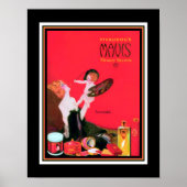 Art Deco Mavis Perfume Ad 1920 Poster (Voorkant)