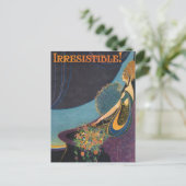 Art Deco Mavis Perfume Advertisement Briefkaart (Staand voorkant)