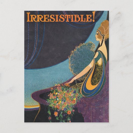 Art Deco Mavis Perfume Advertisement Briefkaart (Voorkant)