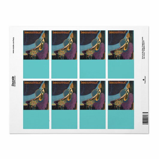 Art Deco Mavis Perfume Advertisement Etiket (Full Sheet)