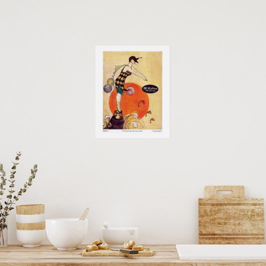 Art Deco McCallum Hosiery Poster (Keuken)