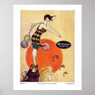 Art Deco McCallum Hosiery Poster