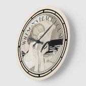 Art Deco meisje op het strand Gerda Wegener Grote Klok (Hoek)
