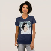 Art Deco-meisje T-shirt (Voorkant volledig)