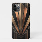 Art Deco Metallic Geometric Elegance Case-Mate iPhone Case (Achterkant)