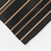 Art Deco Metallic Geometric Elegance Fleece Deken (Hoek)