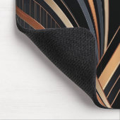 Art Deco Metallic Geometric Elegance Muismat (Hoek)