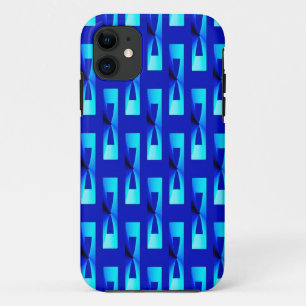 Art Deco Metallic Geometric - Kobalt Blue Case-Mate iPhone Case