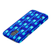 Art Deco Metallic Geometric - Kobalt Blue Case-Mate Samsung Galaxy Hoesje (Onderkant)