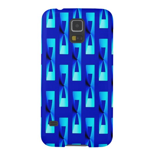 Art Deco Metallic Geometric - Kobalt Blue Case-Mate Samsung Galaxy Hoesje (Achterkant)