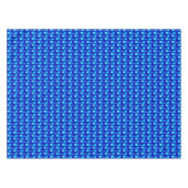 Art Deco Metallic Geometric - Kobalt Blue Tafelkleed (Voorkant (Horizontaal))