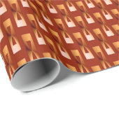 Art Deco Metallic Geometric - Koper en Rust Cadeaupapier (Rol Hoek)