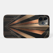 Art Deco Metallic Geometrische Elegantie Case-Mate iPhone Case (Achterkant (horizontaal))