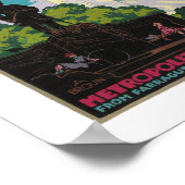 Art Deco Metropolitan Building NYC Travel Poster (Hoek)