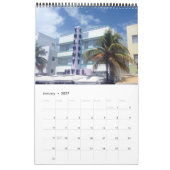 art deco miami 2011 kalender met één bladzijde (Jan 2027)