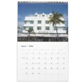 art deco miami 2011 kalender met één bladzijde (Mar 2026)