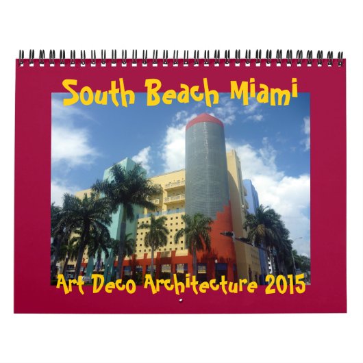 art deco miami 2015 kalender (Hoes)
